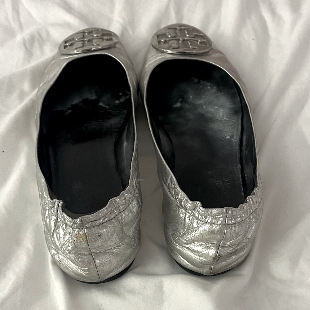 Tory Burch Flats | Silver - Picture 4 of 6
